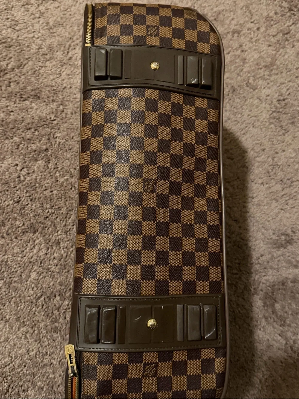 Authentic Louis Vuitton Damier Ebene Rolling Carry-On Suitcase - Pre-Owned